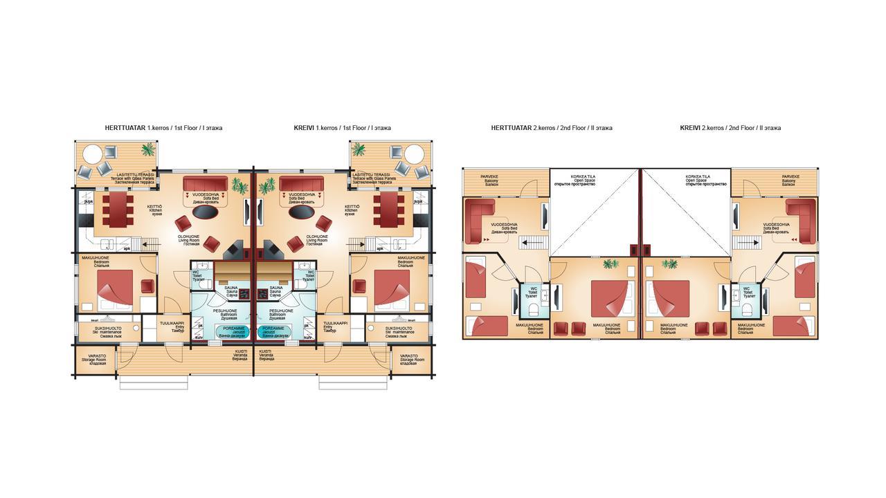 Apartamento Vuokatin Aateli Kreivi Vuokatti Exterior foto